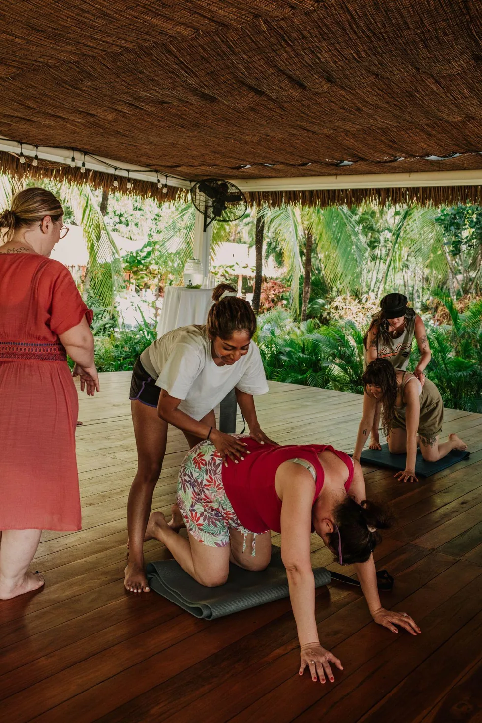 Guided movement support with a family